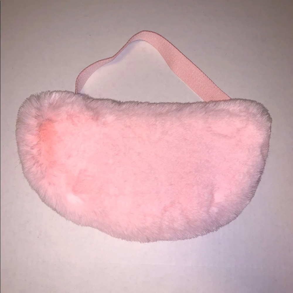 Michelle faux fur baguette handbag